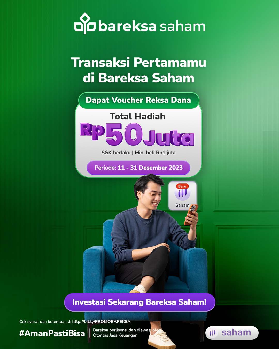 Selamat! Ini Pemenang Promo First Transaction Bareksa Saham Berhadiah Reksadana