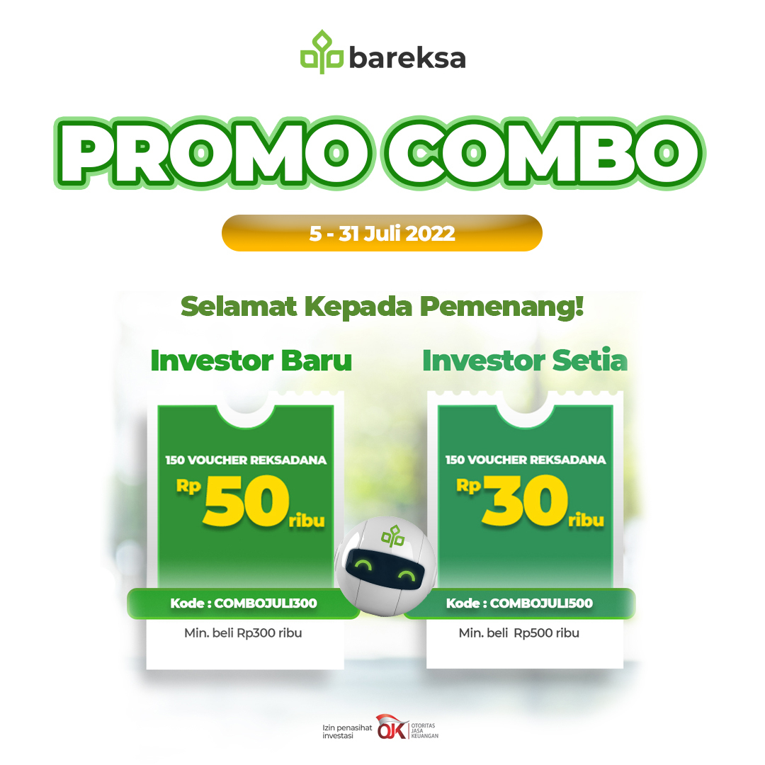 Selamat! Ini Pemenang Promo Robo Advisor Bareksa Juli 2022 Berhadiah Reksadana