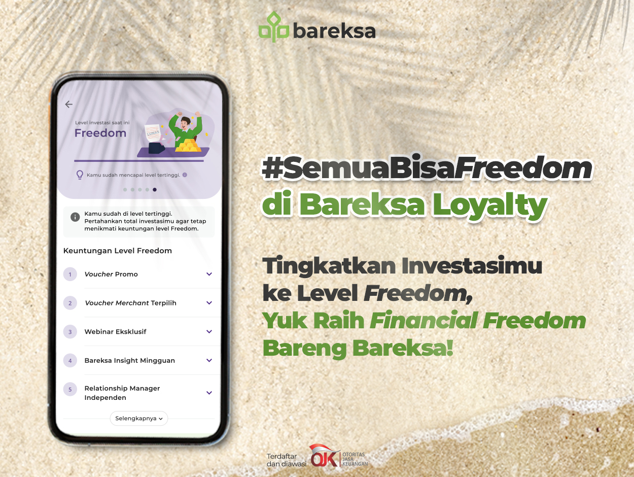 Ada Berapa Level Investasi di Fitur Loyalty Bareksa? Ini Tips Capai Freedom