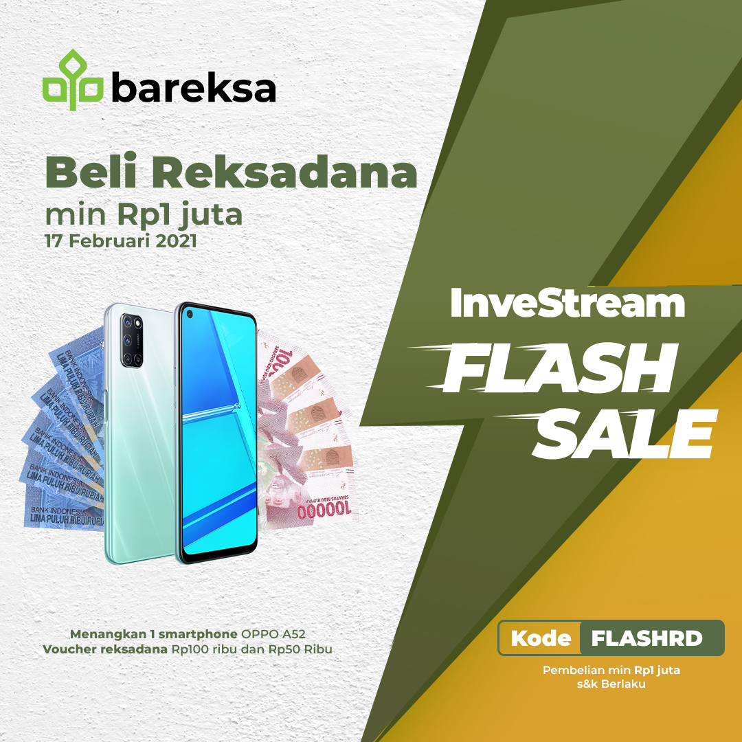 Promo Flash Sale, Beli Reksadana Raih Smartphone dan Voucher