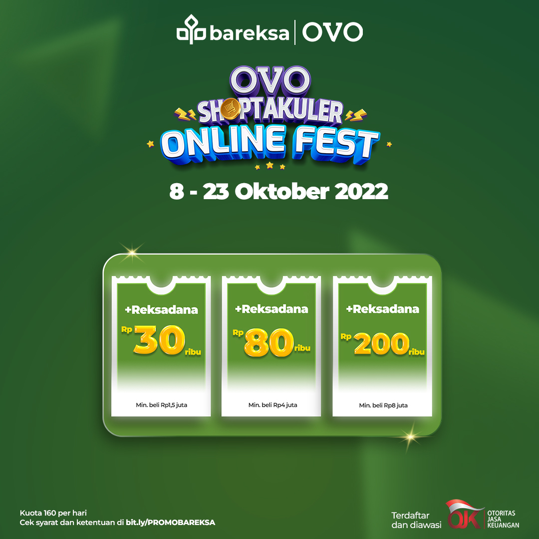 Top Up Reksadana Pakai OVO, Auto Cashback dan Voucher hingga Rp200 Ribu