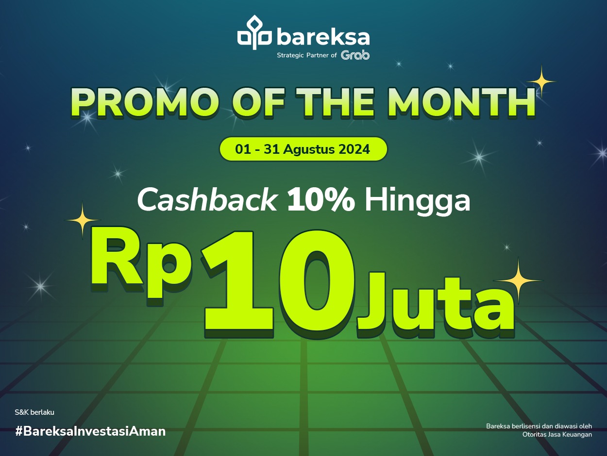 Promo of The Month: Investasi Emas, Reksa Dana, dan Robo Dapat Cashback hingga Rp10 Juta!