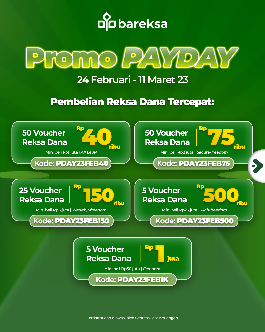 Selamat! Ini Pemenang Promo Payday Februari 2023 Berhadiah Reksadana hingga Rp1 Juta