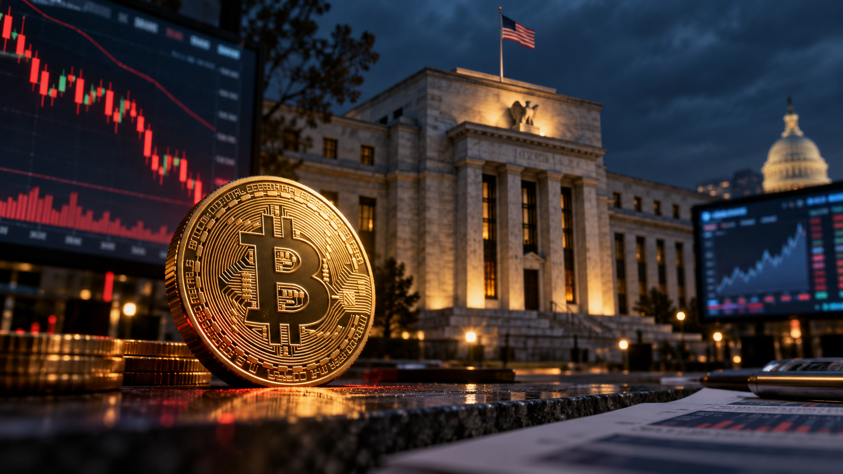 The Fed Tahan Bunga, Bitcoin Waspada Jelang Rilis Inflasi AS