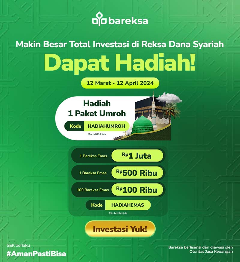 Selamat! Ini Pemenang Cerita Syariah Ramadan Bareksa Umroh Berhadiah Reksadana