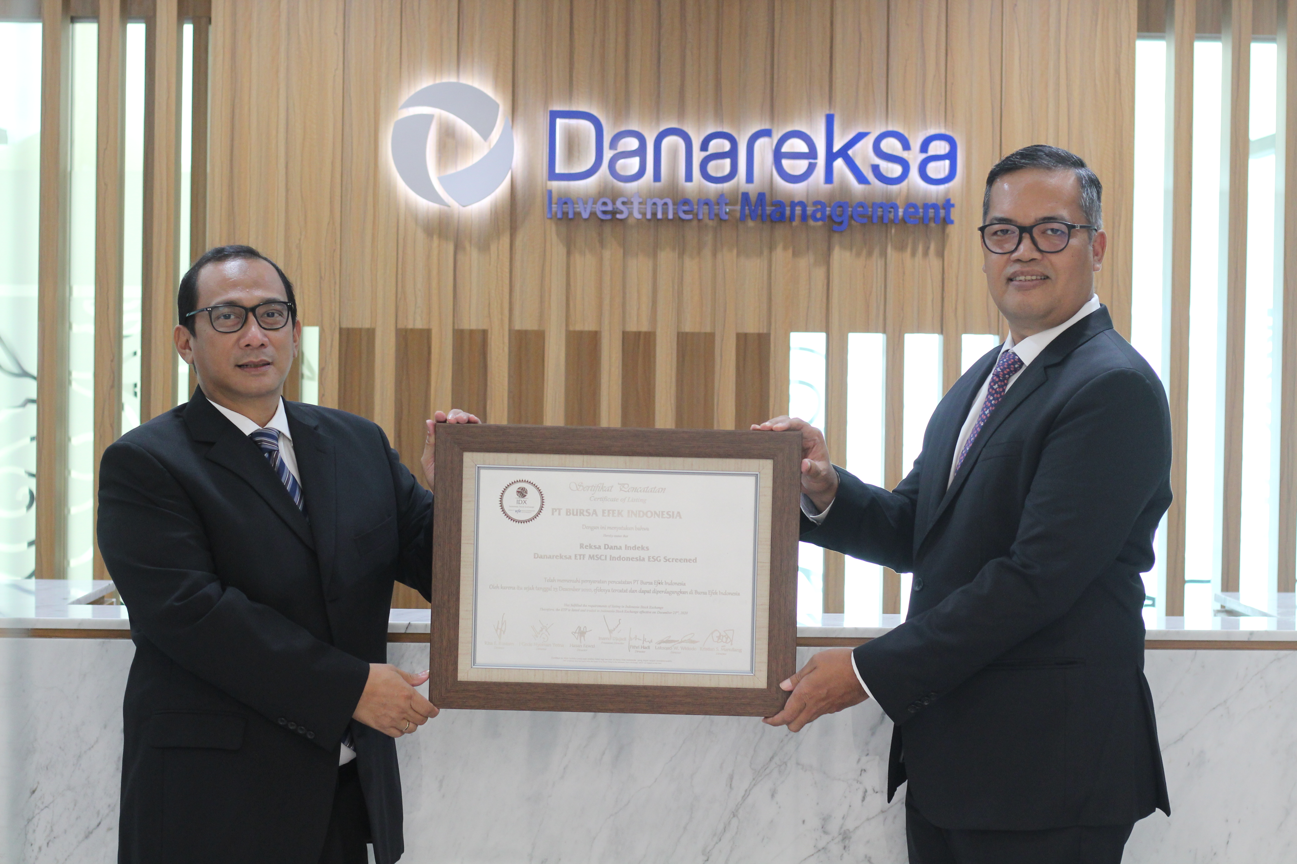 Danareksa IM Luncurkan Danareksa ETF MSCI Indonesia ESG Screened