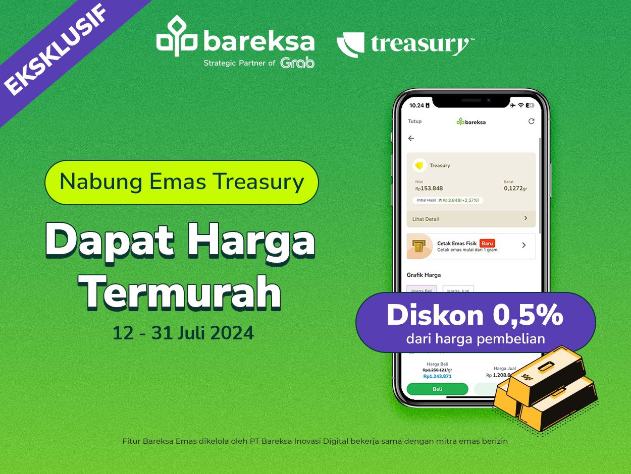 Harga Emas Antam Rp1,4 Juta per Gram? Beli di Bareksa Emas Masih Dapat Diskon