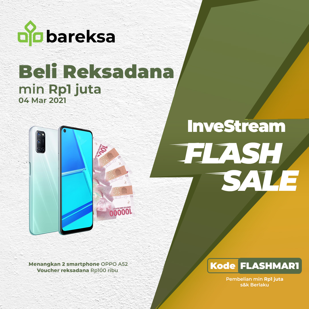 Promo Investream, Beli Reksadana Berhadiah Smartphone dan Voucher