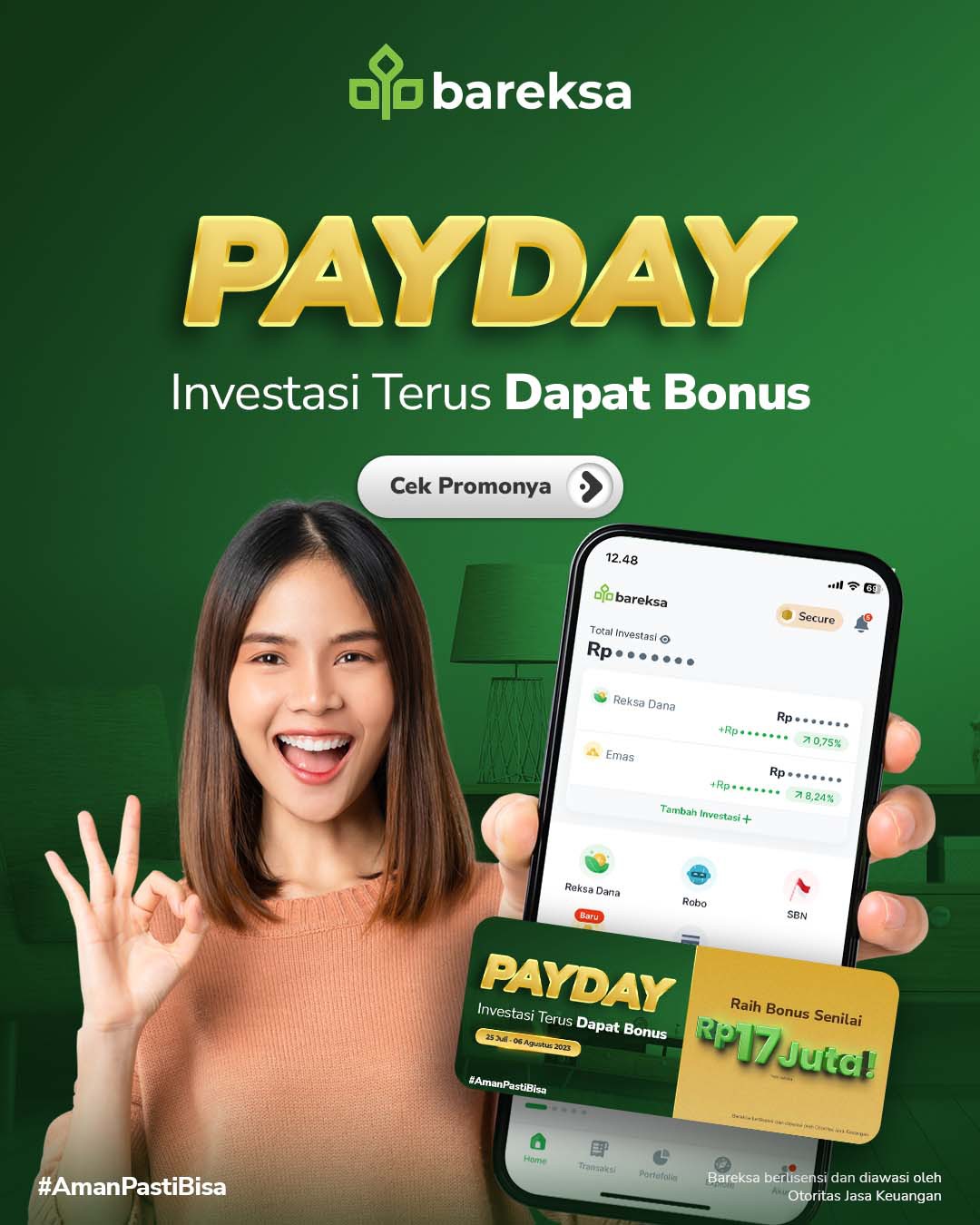 Gajian Datang Beli Reksadana, Promo Payday Berhadiah Emas Total Rp17 Juta