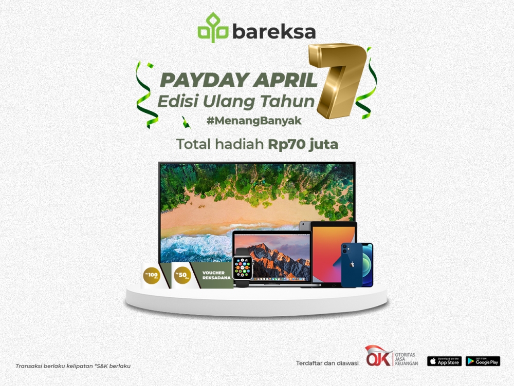 Promo Ultah Bareksa, Beli Reksadana Berhadiah Total Rp70 Juta