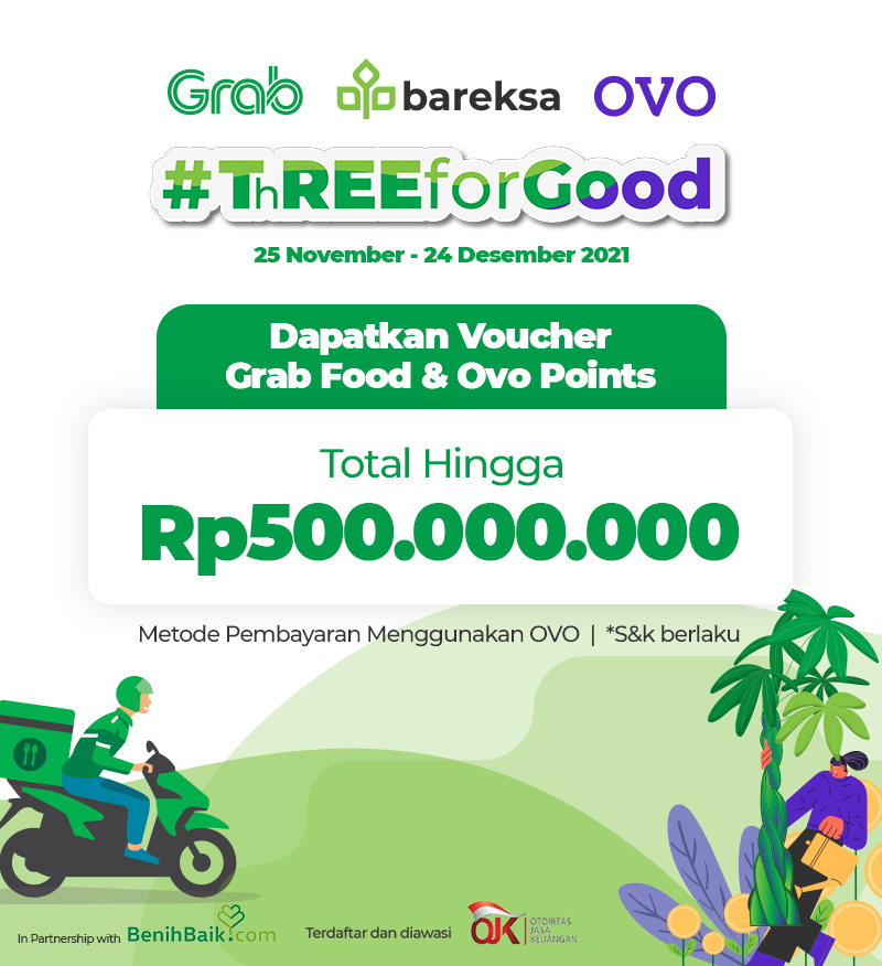 Investasi Reksadana di Bareksa dapat OVO Poin dan Voucher GrabFood