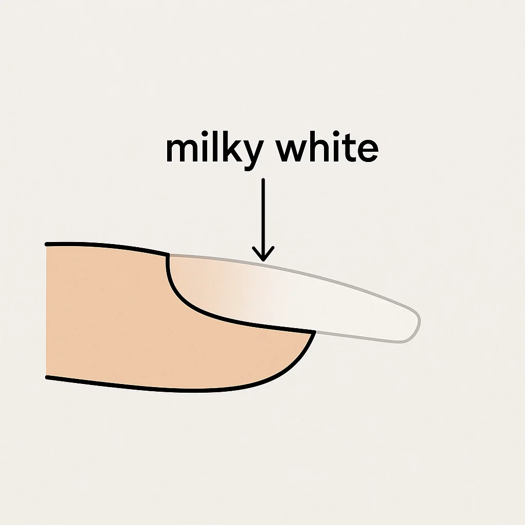 Babyboomer francia köröm készítése - milky white anyag felvitele lépésről lépésre