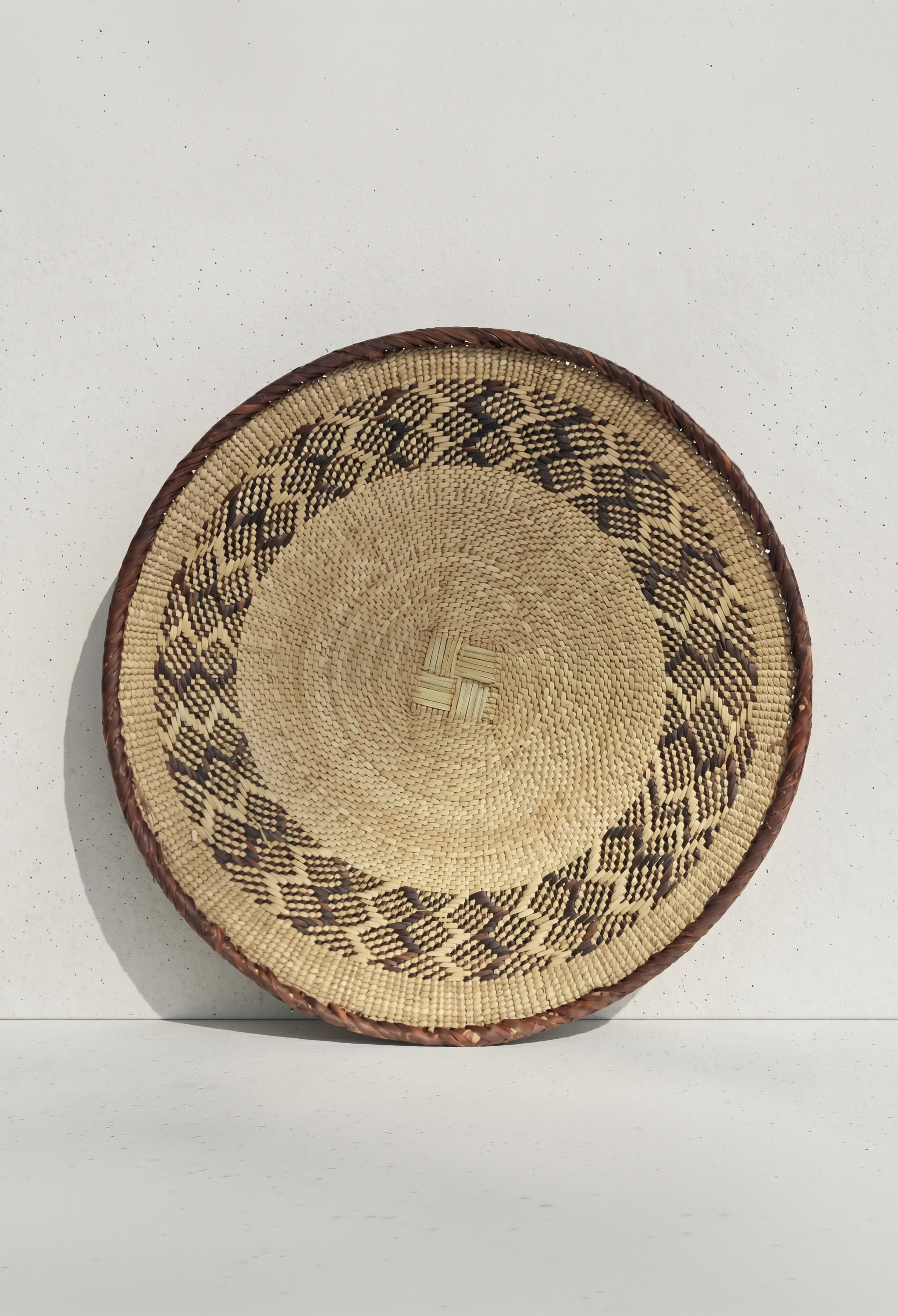 Tonga Basket — Chevron Argyle Cascade (Large)