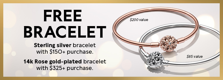 Pandora free bracelet sales promotion 2018