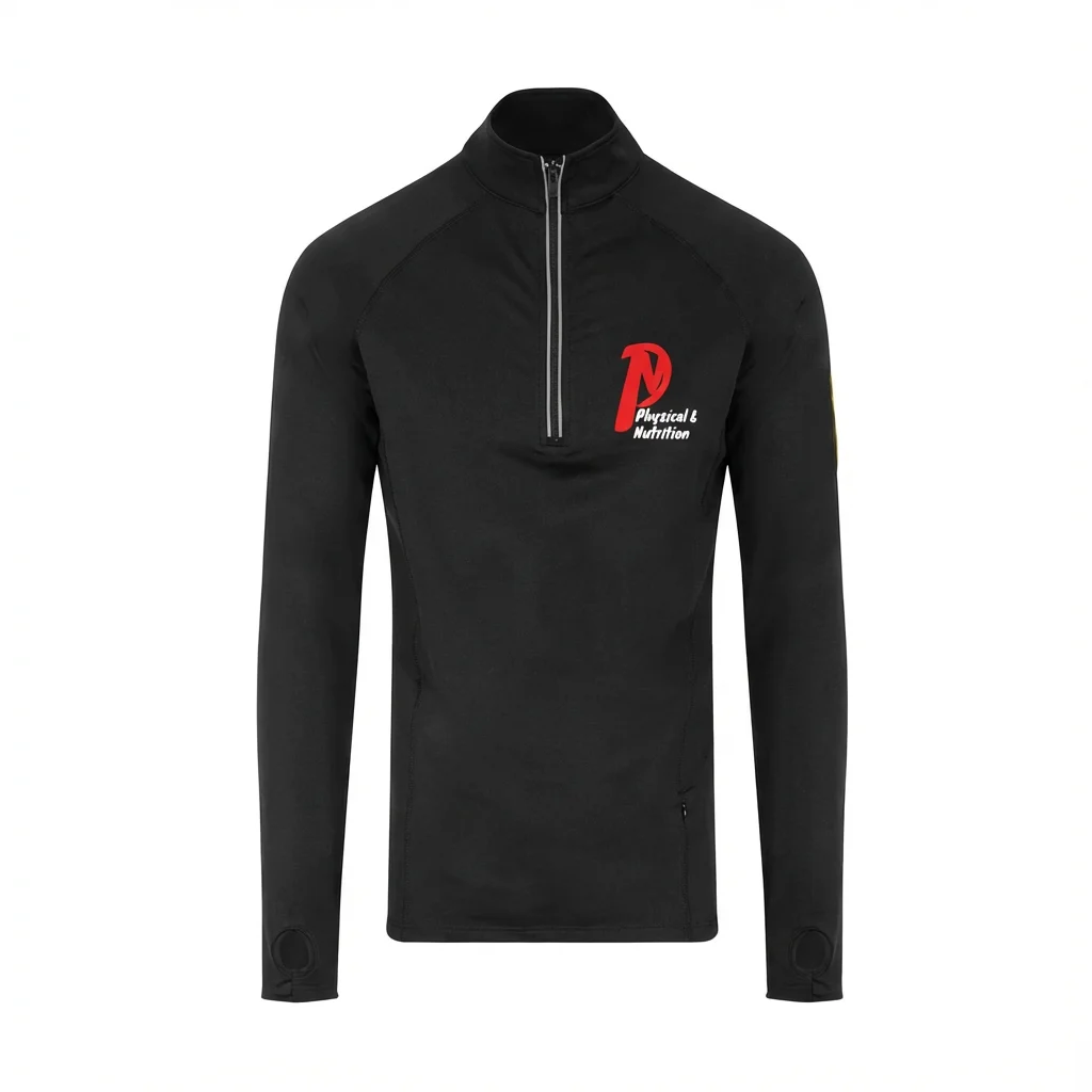 Men's Active 1/4 Zip Top Black/reflective