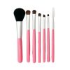 CERRO QREEN Beginner Makeup Brush 7 Item Set – Blush Pink