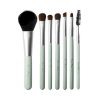 CERRO QREEN Beginner Makeup Brush 7 Item Set – Mint Blue