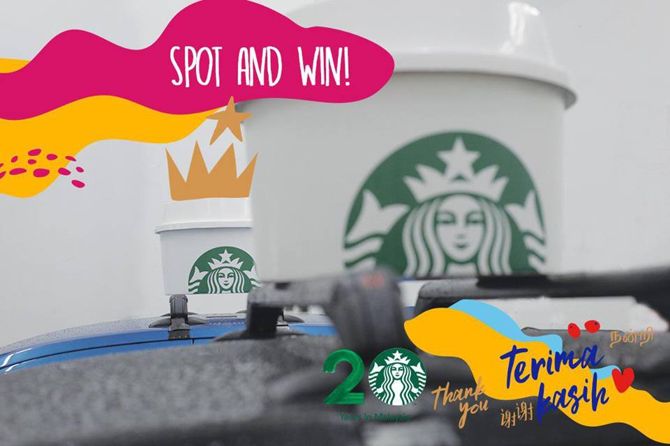 The 3D Starbucks Cup Topper x Grab Contest