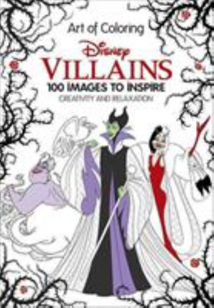 Art of Coloring: Disney Villains by Disney Books, Hardcover