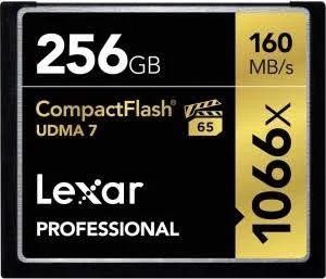 Lexar Professional UDMA 7 1066x CompactFlash Card 256GB 