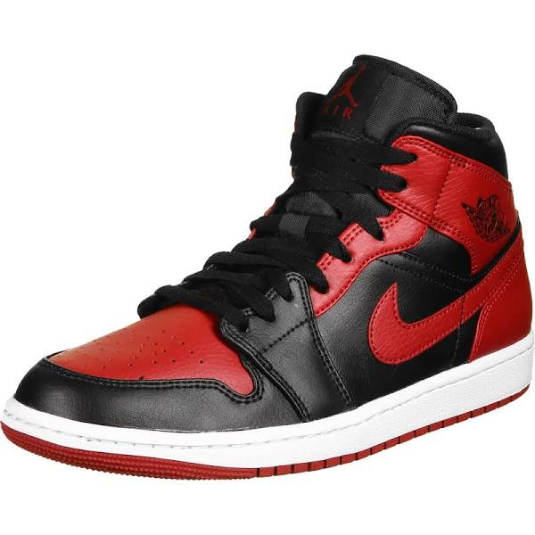 Air Jordan 1 Mid Banned Basketball Shoes/Sneakers 554724-074 (Size: US 7.5) 
