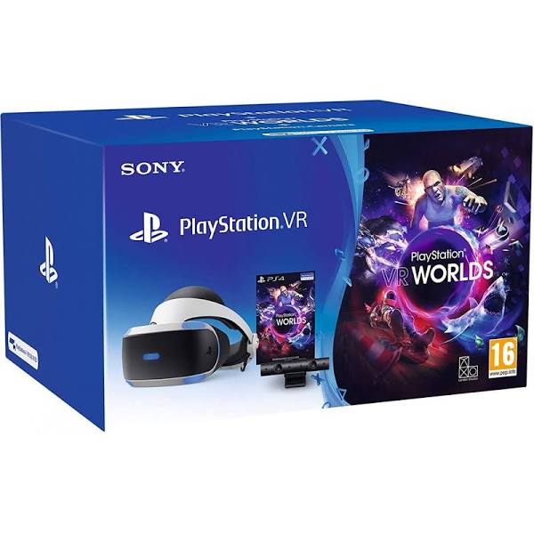 Sony PlayStation VR + Camera + VR Worlds Voucher Dedicated head 