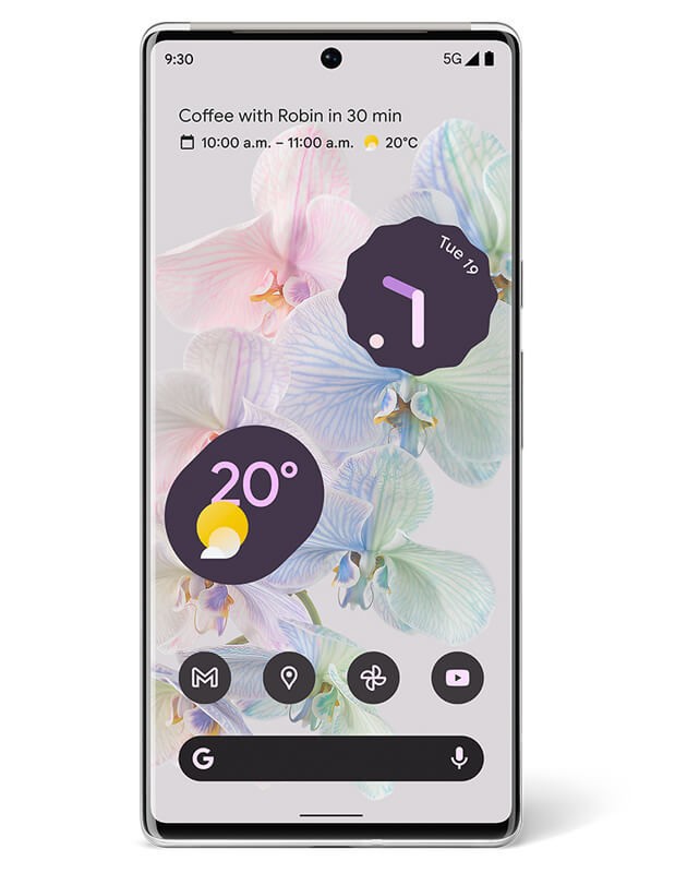 Google Pixel 6 Pro - Cloudy White - 128GB