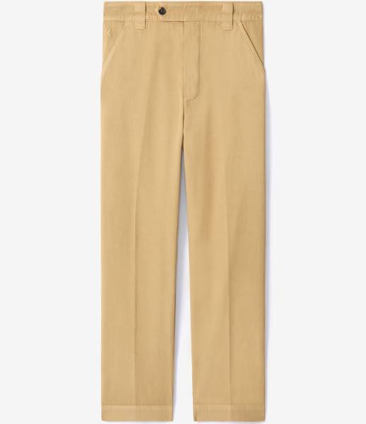 KENZO Cropped Trousers Beige 