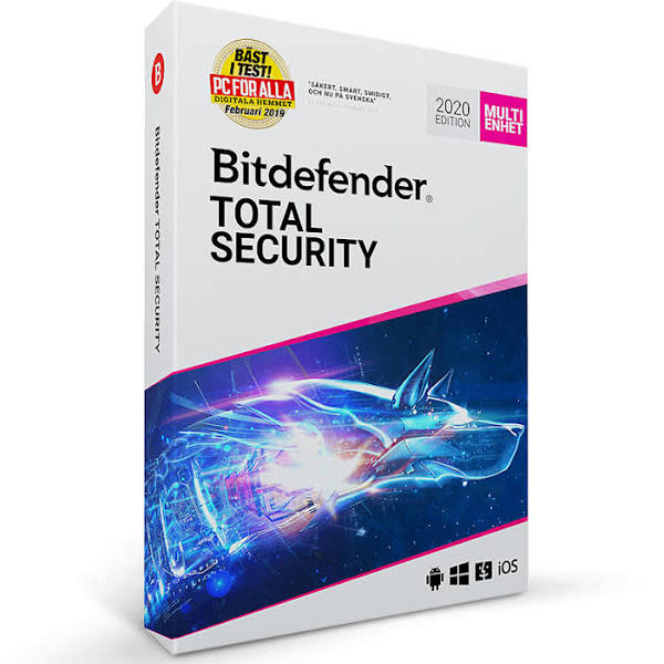 Bitdefender Total Security - 1 ÅR abonnemang