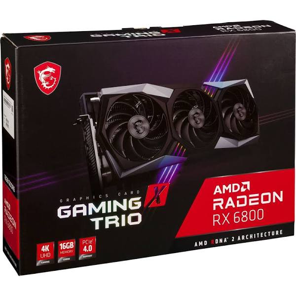 Msi Radeon Rx 6800 Gaming X Trio 16gb 