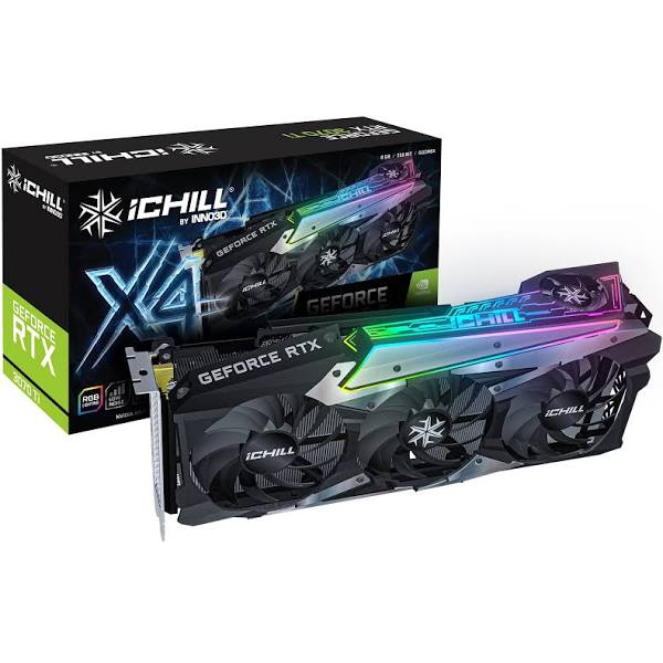 Inno3D NVIDIA GeForce RTX 3070 Ti iChill X4 Quad Fan RGB Graphics Card