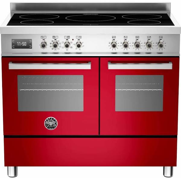 Bertazzoni Professional Induktionsspis 100 cm 2 Ugnar Röd