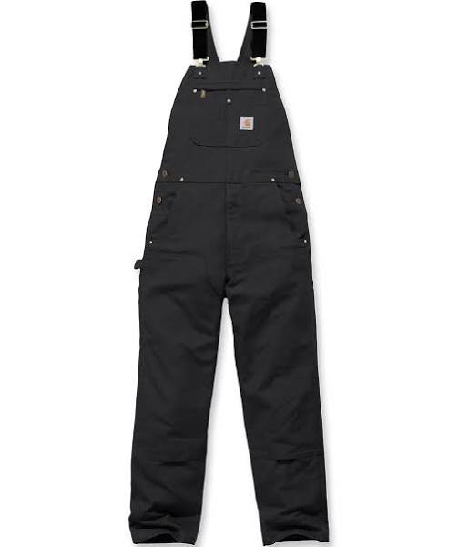 Carhartt hängselbyxa, 100% bomull, Svart 