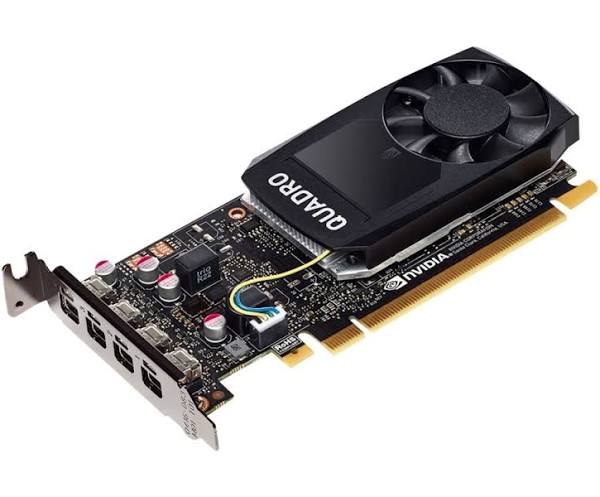 Nvidia Quadro P1000 - Grafikkort - 1 Gpu - Quadro P1000 - 4 Gb Gddr5 - Pcie 3.0 X16 - 4 X Mini Displayport - För Workstation Z2 G4, Z240 (sff, Tower) 