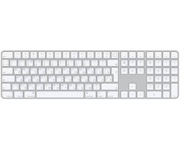 Apple Magic Keyboard with Touch ID and Numeric Keypad - Tangentbord - Ryska - Silver,Tangentbord