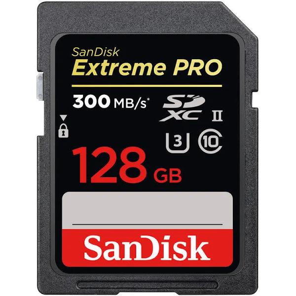 Sandisk - Extreme Pro 128Gb Sdxc Uhs-Ii Memory Card 