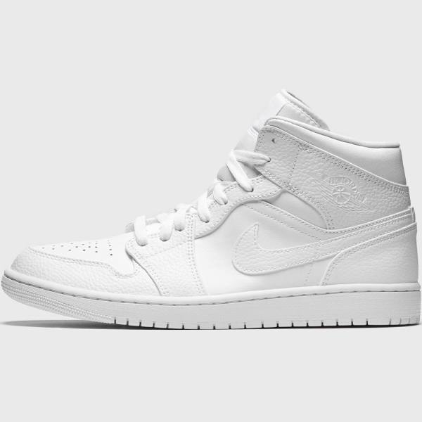 Air Jordan 1 Mid Triple White 554724-130