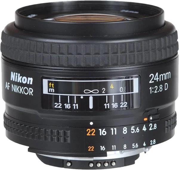 Nikon AF NIKKOR 24mm f/2.8D Lens 