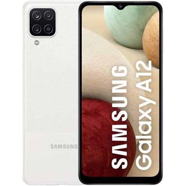 Samsung Galaxy A12 Dual SIM White 32GB and 3GB RAM (SM-A125F/DS)