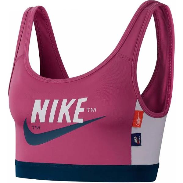 Nike Swoosh Icon Clash sport bh Dames Paars