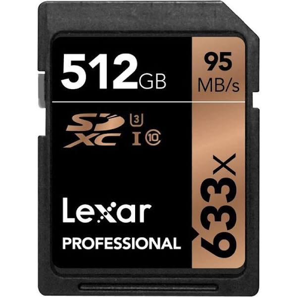 Lexar SDXC Professional 633X 512GB UHS-1 C10 U3 