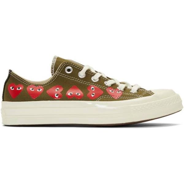 cdg green converse