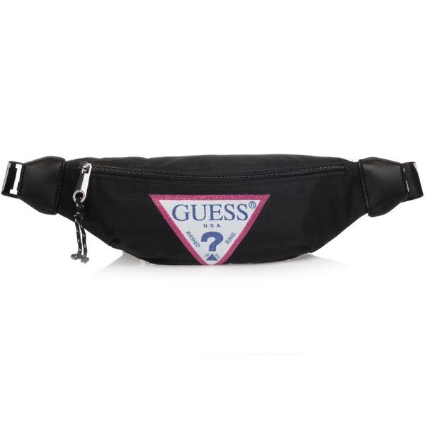 GUESS Girl, Jaymi Logo Triangle Belt Bag, Black, Size T/U 