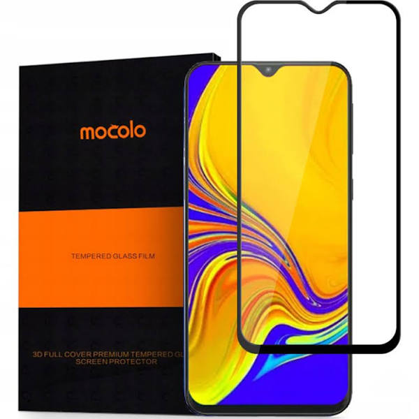 MOCOLO Härdat Glas Full Lim Galaxy A50 / A30S Svart