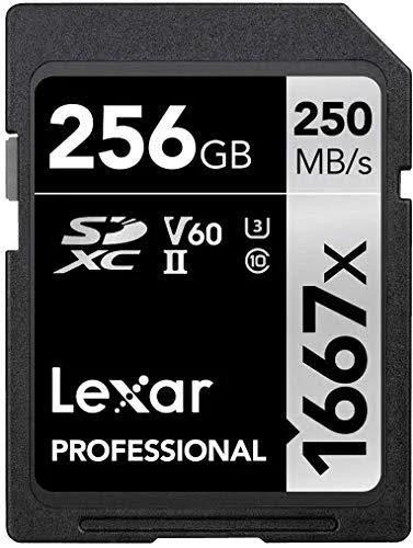 Lexar Professional (LSD256CBNA1667) 1667X 256GB SDXC Uhs-II / U3-kort 