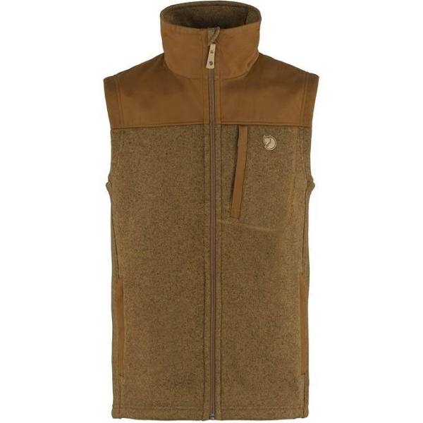 Fjällräven Buck Fleece Väst XXL - male - Chestnut/Brun - Fleece