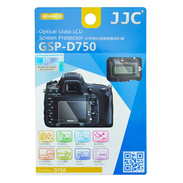 JJC Skärmskydd Optisk glas 9H för Nikon d750
