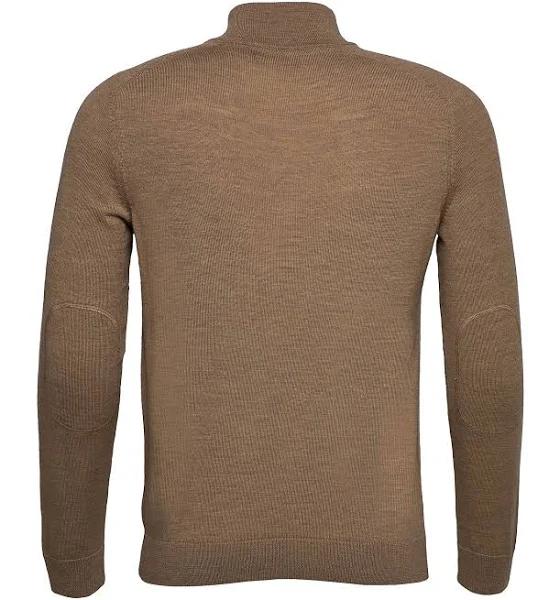 MORRIS Merino John Zip Beige - XL - Herr > Toppar 