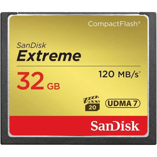 Sandisk 32 GB Extreme CF 120 MB/s 