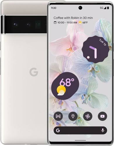 Google - Pixel 6 Pro 256Gb Unlocked - Cloudy White - GA02259-US - 810029931212